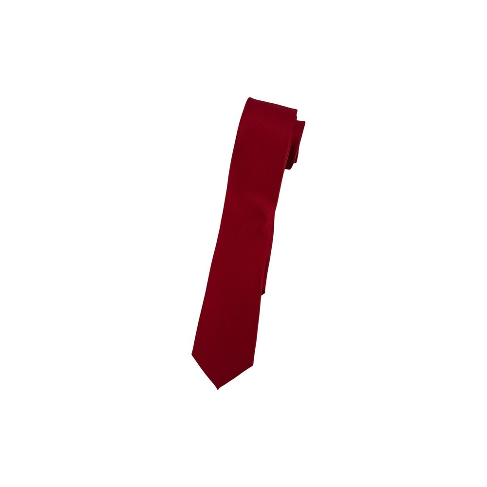 Perry Ellis Portfolio Mens Solid Red Necktie 2PC4-3002 Formal Business Tie‎ NWT